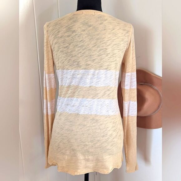 ATM Anthony Thomas Melillo Stripe Top Quiet Luxury Preppy Light Academia XS - Picture 8 of 12